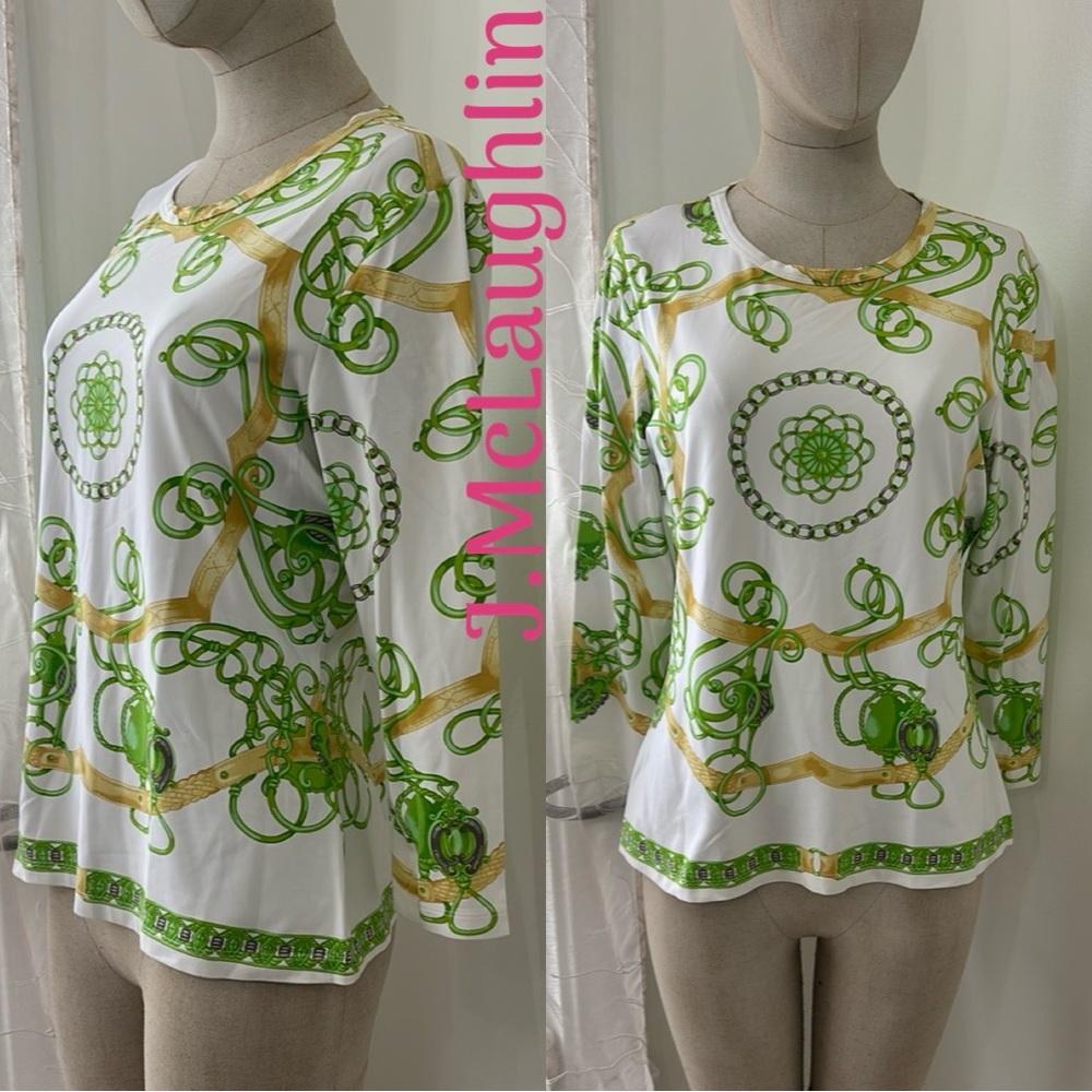 J.McLaughlin Catalina Horse Bit Elegant Top